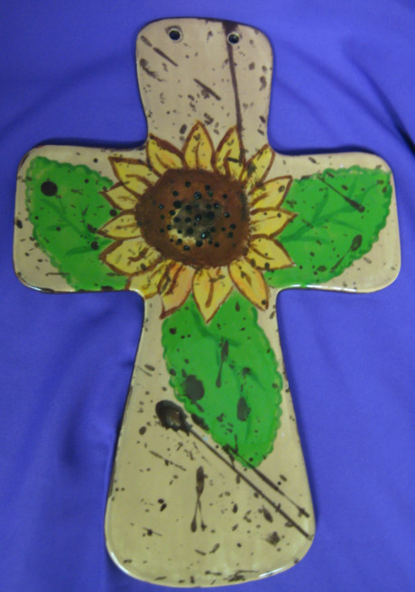 Sunflower Cross