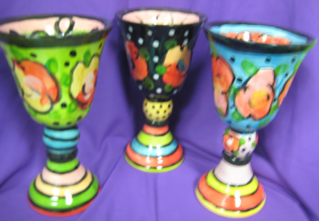 Cute Athenian Wine Goblets