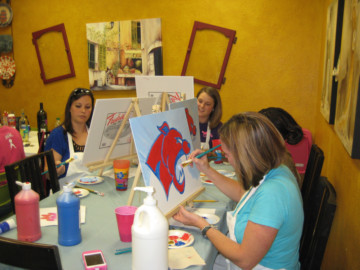 Cooper's Coaches Wives Painting Canvas