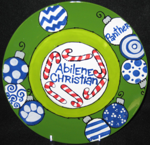 Great Christmas Plate with your school!!