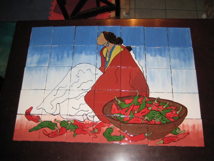 Painted Table Top